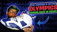 The Air Jordan 6 Retro "OLYMPICS" Is Coming Back In 2024!!!