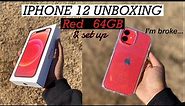 IPHONE 12 RED unboxing!!/ AmariAllure