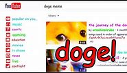 You Can Have RAINBOW SEARCH RESULTS On YouTube! (Doge Easter Egg!)
