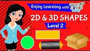 2D & 3D Shapes | Math | Grade 1 & 2 | TutWay
