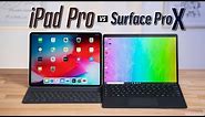 Surface Pro X vs 12.9" iPad Pro - Detailed Comparison