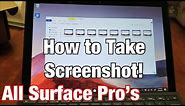 All Surface Pros: How to Take a Screenshot (Print Screen, Screen Capture)