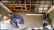 POP False Ceiling installation| Gypsum board ceiling design | Start to finish | Must Watch |Part 1