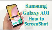 How to Screenshot on the Samsung Galaxy A01