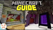 Futuristic Nether Hub! | Minecraft Guide Episode 29 (Minecraft 1.15.2 Lets Play)