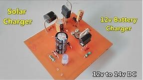 How to Make 12v Battery Solar Charger Circuit Board Using LM317 | Solar Charger Control | POWER GEN