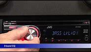 JVC KD-R320 CD Receiver & Bluetooth Adapter Package Demo | Crutchfield Video