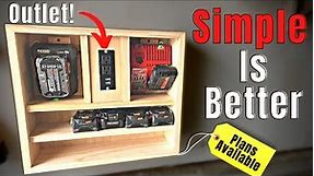 Amazing Battery Charging Station || Built In Outlet