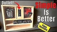 Simple Power Tool Battery Charging Station