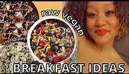 QUICK & EASY Fully Raw Vegan Breakfasts » 3 Healthy Recipes ♡