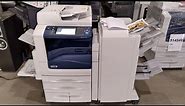 Xerox WorkCentre 7855 Demonstration / Demo With Booklet Maker Finisher