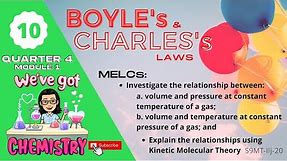 Grade 10 SCIENCE | Quarter 4 Module 1 | Boyle's Law and Charles's Law