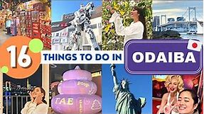 16 things to do in ODAIBA, TOKYO 🤖 (Japan Travel Guide)