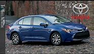 2020 Toyota Corolla LE Hybrid | Blue Crush Metallic | Exterior, Interior (US)