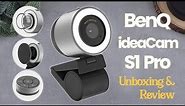 BenQ ideaCam S1 Pro Review & Unboxing | Ultra HD 3-in-1 Webcam, Remote Controller and 15x Macro Lens