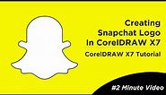 Creating Snapchat Logo In CorelDraw X7 | CorelDraw X7 Tutorial | Logo Designing Tutorial | CorelDraw