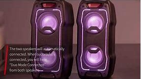 Sharp Party Speaker PS 929 - How To Wirelessly Stereo Pair Two Speakers