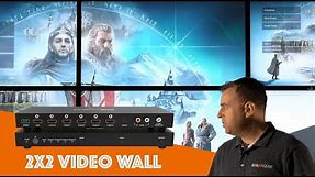 How to Set Up a Video Wall for Home, Business, Sports Bars, and Live Events using BZBGEAR Equipment!