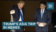 Trump's Asia Trip In Memes
