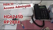 How to Access PLDT Home Fiber Full Admin | HG6245D RP2804