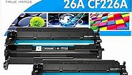 26A Toner Cartridge for HP Printer CF226A Compatible for HP 26A Black Laserjet Toner Cartridge 26X CF226X M402n M402dn M402 M402dw M402dne MFP M426fdw M426fdn M426 M426dw Printer Ink (Black, 2 Pack)