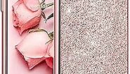 YINLAI Case for Samsung S10e 2019, Samsung Galaxy S10e Phone Case 5.8 inch Slim Glitter Bling Sparkle Women Girly Full Body Flexible Anti Scratch Shockproof Protective Phone Cover, Rose Gold/Pink
