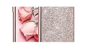 YINLAI Case for Samsung S10e 2019, Samsung Galaxy S10e Phone Case 5.8 inch Slim Glitter Bling Sparkle Women Girly Full Body Flexible Anti Scratch Shockproof Protective Phone Cover, Rose Gold/Pink