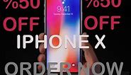 GET IPHONE X 50% OFF use the promo code in the video it works for iphone X