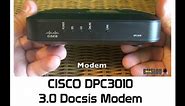 Cisco DPC3010 3.0 Docsis Modem UNBOX video