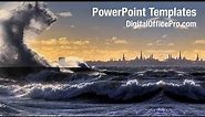 Storm PowerPoint Template Backgrounds - DigitalOfficePro #04842W