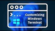 Customizing Windows 11 Terminal with Oh-my-posh !