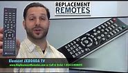 Element JX8040A TV Remote Control - www.ReplacementRemotes.com