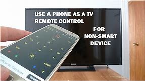 Use phone as a universal remote control without internet