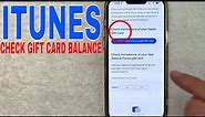 ✅ How To Check iTunes Gift Card Balance 🔴