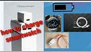 How to charge DZ09 smart watch
