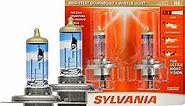 Sylvania 9003 SilverStar Ultra High Performance Halogen Headlight Bulb, Brightest Downroad with Whiter Light (2 Bulbs)