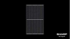 Black Half-Cell Solar Panel | 320 W | 120 Cells | Design Solution | NU-JC320B | SHARP