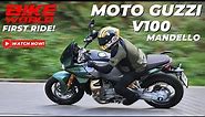 Moto Guzzi V100 Mandello Sport Tourer | First Ride In Italy Around Lake Como