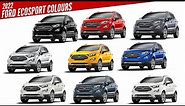 2022 Ford EcoSport - All Color Options - Images | AUTOBICS