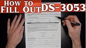 How to Fill Out the DS-3053; Statement of Consent for Issuing a Passport to a Child #uspassport