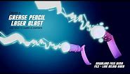 Grease Pencil toon laser-blast effect