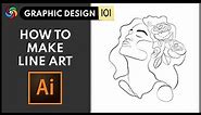 Make Minimal Line Art Design in Adobe Illustrator