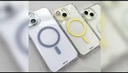 iPhone 15 Series Cover - Luxury MagSafe Anti-Yellow Clear Case