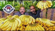 تحدي ٣٠ كيلو موز 🍌 اكلنا قشر الموز!