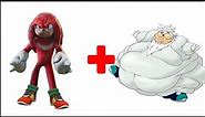 Knuckles the Echidna + fat silver sonic = ??? | sonic ANIMATION