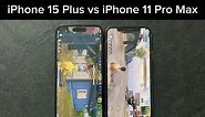 iPhone 15 Plus vs iPhone 11 Pro Max PUBGTEST