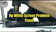 How to fix Hp Laptop white screen problem | Hp Laptop blank white screen