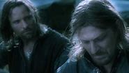 Lord of the Rings: Boromir talks with Aragorn