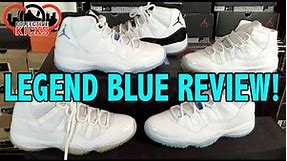 Air Jordan 11 Retro "Legend Blue" Review & Comparison + On Foot (Columbia XI)