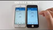 iOS 12.5.6 vs iOS 12.5.7 on iPhone 5s SPEED TEST